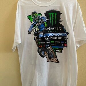 Supercross Championship White T-Shirt